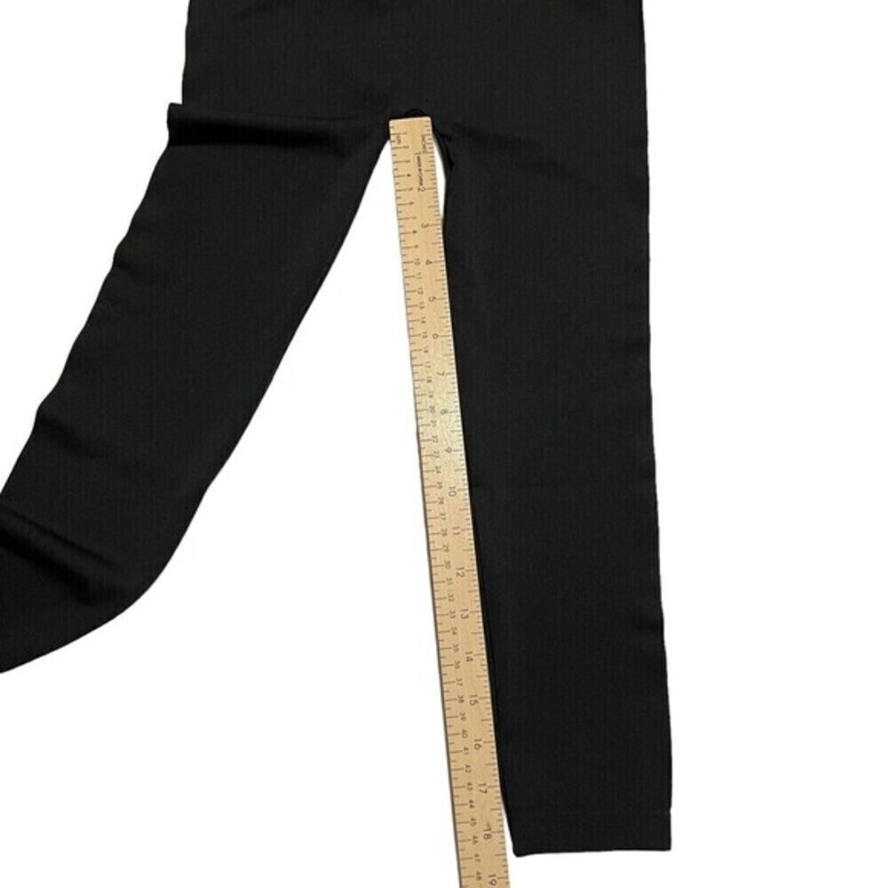 Sofra‎ Leggings - Ladies Stretch Capri Leggings One Size EX925 Hot Pink / Black - Picture 7 of 11